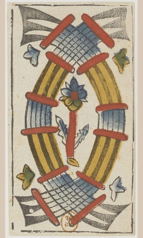 Six of Swords, Tarot de Viéville deck