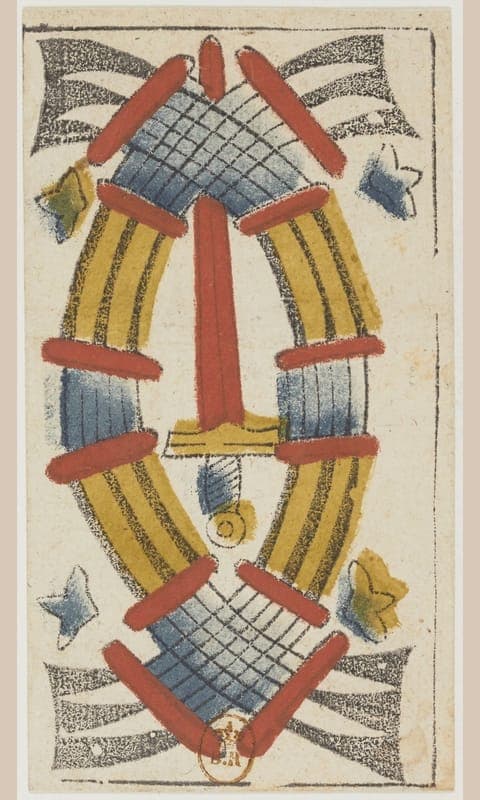 Seven of Swords, Tarot de Viéville deck