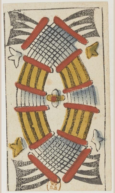 Eight of Swords, Tarot de Viéville deck