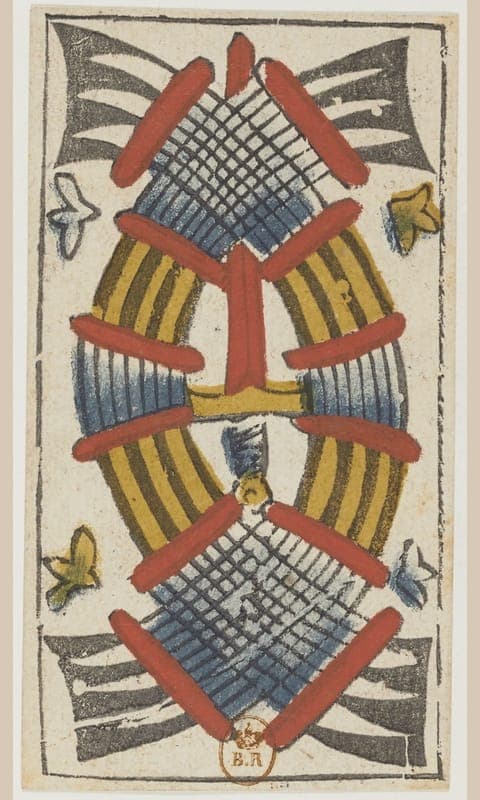 Nine of Swords, Tarot de Viéville deck