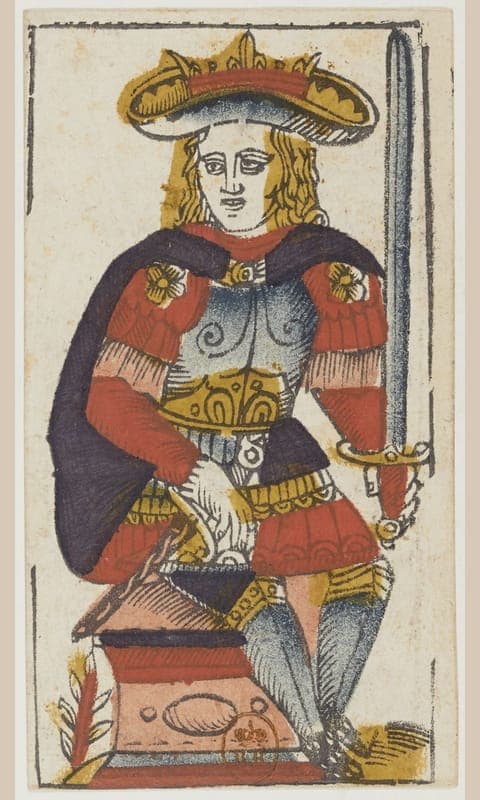 King of Swords, Tarot de Viéville deck