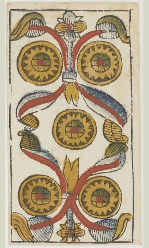 Five of Pentacles, Tarot de Viéville deck