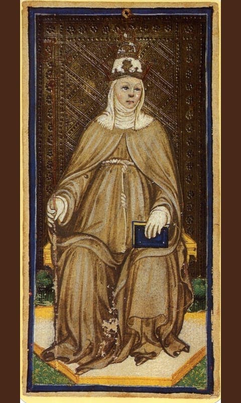 The High Priestess, Visconti-Sforza deck