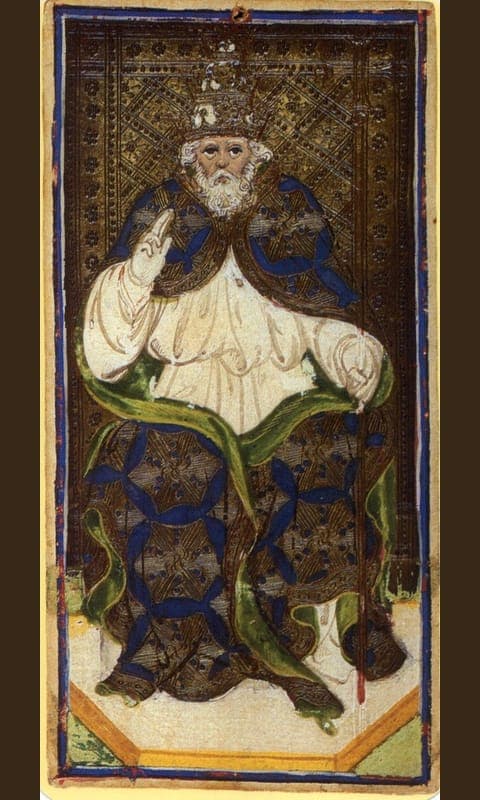 The Hierophant, Visconti-Sforza deck