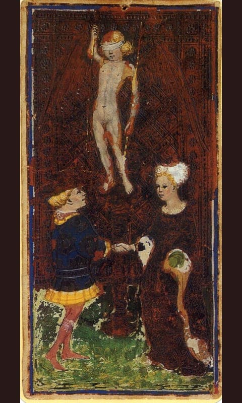 The Lovers, Visconti-Sforza deck