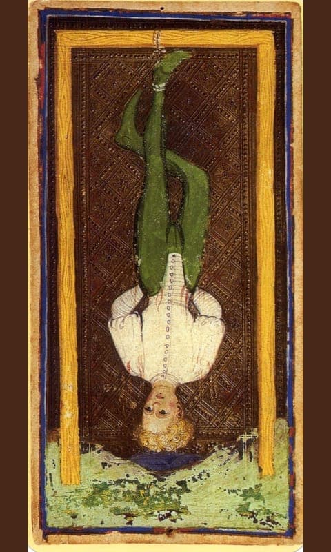 The Hanged Man, Visconti-Sforza deck