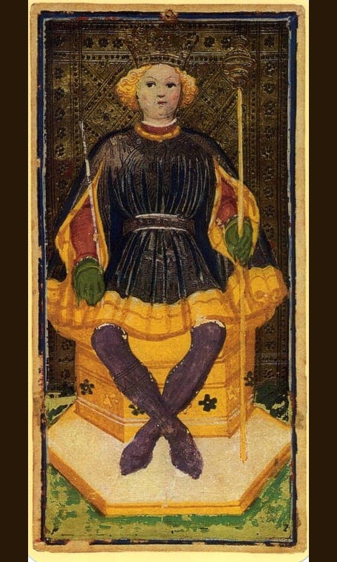 King of Wands, Visconti-Sforza deck