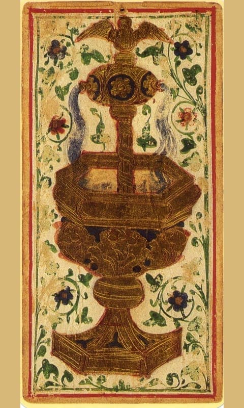 Ace of Cups, Visconti-Sforza deck
