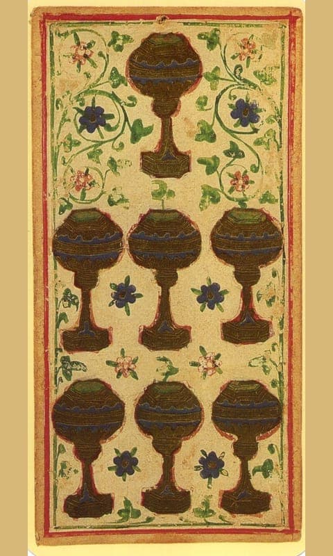 Seven of Cups, Visconti-Sforza deck