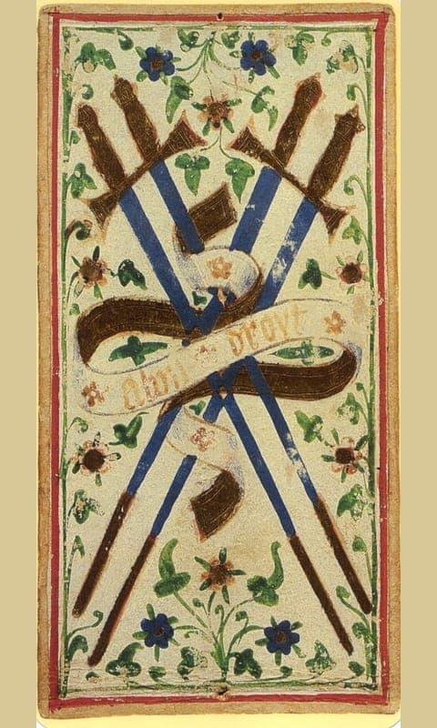 Four of Swords, Visconti-Sforza deck