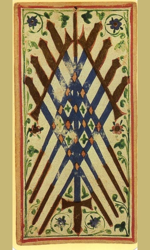 Nine of Swords, Visconti-Sforza deck