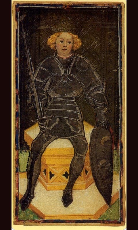 King of Swords, Visconti-Sforza deck