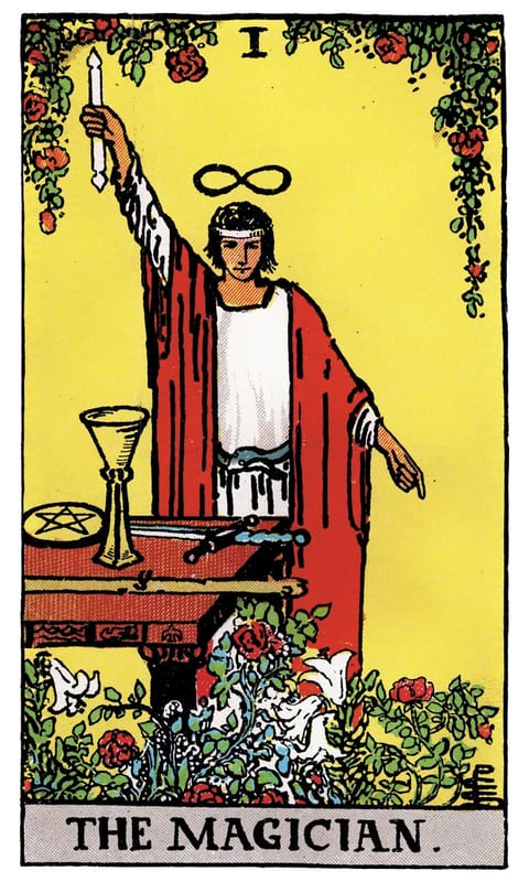 The Magician, Rider–Waite–Smith deck