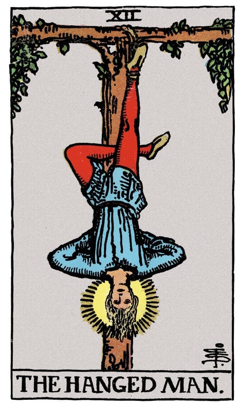 The Hanged Man, Rider–Waite–Smith deck
