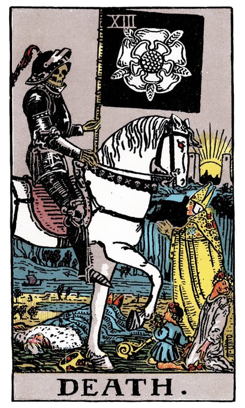 Death, Rider–Waite–Smith deck
